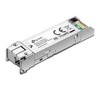 TP-Link SM321B-2 1G SFP Gigabit Fiber Optic Module, 1000Base-BX Bi-Directional, 2km Single-Mode LC Connector, DDM, Hot-Swappable, for Switches & Routers