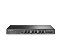 TP-Link Smart Switch Administrable (Rackable) black 24 ports avec 4 SFP+ 10GE