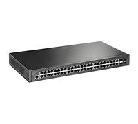 TP-LINK T2600G-52TS Managed Switch Level 2+ with 48 Gigabit RJ45 Ports + 4 Gigabit SFP Fanless Ports