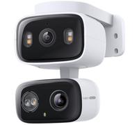 TP-LINK Tapo C246D Dual Lens Pan-Tilt 2K WiFi Security Camera, Black,White