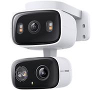 Tapo C246D 2K 3MP Dual Lens Security Camera Outdoor, AI Detection, Outdoor Camera,CCTV,125°Wide Angle Two Views,One Screen,Smart Tracking,IP65,Google Home/Alexa,No Monthly fee,Personalized Patrol