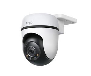 TP Link Tapo C500 Pan&Tilt Outdoor Camera Outdoor security camera with 360° view, colour night vision, and smart motion tracking.