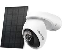 Tapo C660 KIT 4K 8MP Solar-Powered Pan/Tilt Security Camera, Starlight Color Night Vision, 360° AI Tracking Outdoor Camera, Solar Charging, Two-Way Audio, 2.4&5 GHz Connection, Works with Alexa&Google