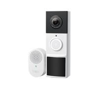 TP-Link Tapo D210, 2K 3MP, Battery Powered, Two-Way Talk, IP64, Cloud/Local Storage, Works with Alexa and Google Home, Easy Installation, Tapo Smart Video Colour Night Vision Supported Doorbell