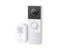 Tp Link Tapo D210 2K 3Mp Video Doorbell Camera With Chime, Head-To-Toe View, Battery Powered, No Monthly Fee White