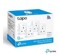 Tp-Link Tapo P110 Mini Smart Wi-Fi Socket 4 Pack, Energy Monitoring, Remote App & Voice Control, Timer, Schedule, Away Mode