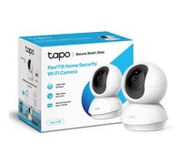 TP-LINK Tapo Pan/Tilt Smart Security Camera, Indoor CCTV, 360 Rotational Views, Works with Alexa&Google Home, No Hub Required, 1080p, 2-Way