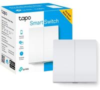 TP-Link Tapo S220 Tapo Smart Light Switch 2 Gang 1 Way, Remote Control UK