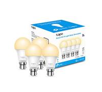 TP-Link Tapo Smart Bulb, Smart Wi-Fi LED Light, B22, 8.7W, Energy Saving, Works with Amazon Alexa and Google Home, Dimmable Soft Warm White, No Hub Required - Tapo L510B(4-Pack) [Energy Class F]