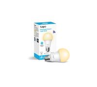 TP-Link Tapo Smart Bulb, Smart Wi-Fi LED Light, E27, 8.7W, Energy saving, Works with Amazon Alexa and Google Home, Dimmable Soft Warm White, No Hub