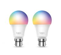 TP-Link Tapo Smart Wi-Fi Light Bulb, Multicolor, E27, 2-Pack