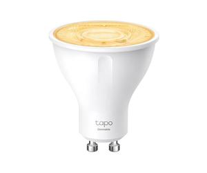 TP-LINK Tapo Smart WiFi Light Bulb GU10 L610, Energy Saving, 2.9 W Equivalent to 50 W, Dimmable Alexa Smart Lamp, Smart Home Alexa Assistant, White