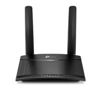 TP-Link TL-MR110 4G LTE WiFi Router N300Mbps, CAT4 Speed Up to 150Mbps, Box 4G SIM, 4G Modem, 2 x SMA for External Antenna, 2 Ethernet Ports, Removable Antennas, Compatible with All Operators