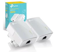 TP-Link TL-PA4010KIT AV600 Nano Powerline Adapter Twin Pack UK Internet Plug Kit
