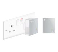 TP-Link TL-PA4010KIT Nano AV600 Powerline Adapter Starter Kit, Up to 300 m range, No Configuration Required, UK Plug