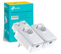 TP-Link TL-PA4010PKIT Passthrough Powerline Adapter Starter Kit | Compatible with all boxes, Plug & Play, Fast Ethernet port, Extend your connection via the electrical network