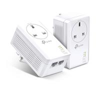 TP-Link TL-PA7027P KIT AV1000 2-Port Gigabit Pass-through Powerline Starter Kit