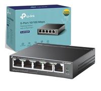 TP-Link TL-SF1005P 5 Port Fast Ethernet PoE Switch, 4 PoE+ Ports at 67W, Desktop Network Swtich, Plug & Play, Sturdy Metal with Shielded Ports, Fanless, Extend and Priority Mode