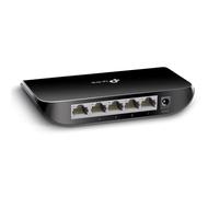 TP-Link TL-SG1005D, 5 Port Gigabit Ethernet Network Switch, Ethernet Splitter, Hub, Desktop and Wall-Mounting, Plastic Case, Plug and Play, Energy-Saving, Black