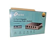 TP-Link TL-SG1005P 5-Port Gigabit Desktop POE+ Switch NEW