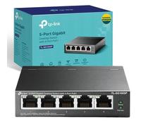 TP-Link TL-SF1005P - 5-Port Desktop Switch 4 PoE, New