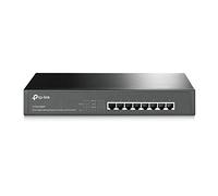 TP-Link TL-SG1008MP 8-Port Gigabit PoE Switch, 802.3af/at PoE+ Ports Network Switch up to 30 W for Each Port and 153 W for All Ports, Metal Casing, 13 inch Rack Mount/Desktop