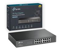 TP-Link TL-SG1016D 16-Port Gigabit Network Switch, Desktop/Rackmount, Energy Saving Ethernet Splitter, MAC address self-learning, Auto MDI/MDIX, Isolation Mode, Loop Prevention, Plug and Play