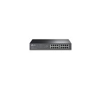 TP-LINK (TL-SG1016PE) 16-Port Gigabit Easy Smart Desktop/Rackmount Switch, 8-Port PoE, Metal