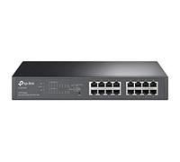 TP-Link TL-SG1016PE 16-Port Gigabit Ethernet Splitter PoE Switch, 8 802.3af/a...