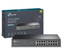 Tp-Link TL-SG1016PE 16-Port Gigabit Ethernet Splitter Poe Switch, 8 802.3Af/At P