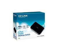 TP-Link TL-SG105S, 5 Port Gigabit Ethernet Network Switch, Ethernet Splitter, Hub, Desktop and Wall-Mounting, Sturdy Metal, Fanless, Plug and Play, Energy-Saving