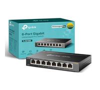 TP-Link TL-SG108E 8-Port Gigabit Managed Network Switch, 10/100/1000Mbps RJ45 Ports, Support QoS VLAN IGMP Snooping, Energy-Saving Ethernet Splitter, Network Monitoring Through Web Interface