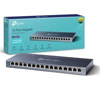 TP-Link Network Switch TL-SG116 - 16-Port Gigabit, Green Power, Non-PoE, Unmanaged, QoS & IGMP