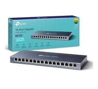 TP-Link Network Switch TL-SG116 - 16-Port Gigabit, Green Power, Non-PoE, Unmanaged, QoS & IGMP