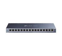 TP-Link TL-SG116 16-Port Desktop Gigabit Network Switch, Green Power-Saving Ethernet Splitter, Support 802.1p/DSCP QoS and IGMP Snooping Function, Wall-Mounting Design, Plug & Play