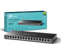 Tp-Link TL-SG116E 16-Port Managed Network Switch, Gigabit Ports, Plug and Play E