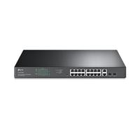 TP-LINK TL-SG1218MPE 36 Gbit/s Rack Mountable Managed 16 x Gigabit Ethernet RJ45+SFP Ports Network Switch