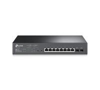 TP-LINK TL-SG2210MP 20 Gbit/s Rack Mountable Managed 8 x Gigabit Ethernet RJ45+2 x SFP Ports Network Switch