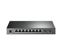 TP-LINK TL-SG2210P 8-Port Gigabit Smart PoE Switch with 2 SFP Slots - 8 Ports - Manageable - 8 x POE - 2 x Expansion Slots - 10/100/1000Base-T, 1000Base-X - Desktop