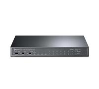 TP-Link TL-SL1311MP Desktop Switch, 8-Port Fast Ethernet with PoE+, 2-Port Gigabit Ethernet, 1-Port Gigabit SFP