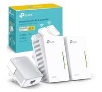 TP-Link TL-WPA4220 TKIT 2-Port Powerline Adapter Starter Kit, WiFi Extender Booster Trasfer Speeds up to 600Mbps, 2x Ethernet Ports, One-Touch Wi-Fi Configuration, Easy App Management