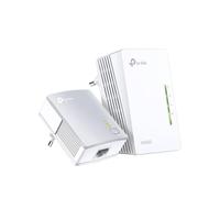 TP-Link TL-WPA4220KIT 2-Port Powerline Adapter WiFi Starter Kit, Range Extender,