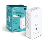 TP-Link TL-WPA8631P AV1300Mbps WiFi Extender Booster, Dual-Band WiFi Extender, 3x Gigabit Ports, Gigabit Passthrough Powerline Up To 867 Mbps on 5 GHz and 300 Mbps on 2.4 GHz, 2x 2 MIMO, Plug & Play