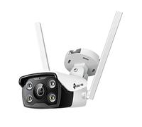 TP-Link VIGI C340-W 4MP Outdoor Full-Color Wi-Fi Bullet Network Camera Experience crystal-clear security with vibrant colours around the clock. Enjoy