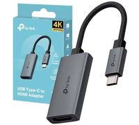 TP-Link UA520C USB-C to HDMI Adapter, 4K 60Hz Video Adapter | Plug and Play, Universal Compatibility, Compact & Portable, Durable & Flexible, Aluminum Alloy Case