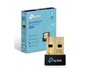 TP-Link UB600 Bluetooth 6.0 Adapter Dongle for PC, USB Bluetooth Stick for Mouse/Keyboard/Headphone/Cellphone/Controller, Plug & Play, Only for Windows 11/10/8.1/7