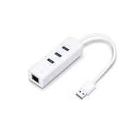 TP-LINK UE330 USB 3.0 (3.1 Gen 1) Type-A 1000Mbit/s White interface hub