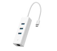 TP-LINK (UE330C) USB-C Hub & Gigabit Ethernet Adapter, 3x USB 3.0, 1x RJ45