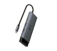 TP-Link UH7021C USB C Hub, PD100W, 4K 60Hz HDMI, 1 × USB C, 2 × USB A, SD and microSD cards up to 200 MB/s, Plug and Play, Compatible with MacOS, Windows, Linux, iPad OS, iOS, Android