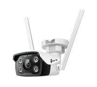TP-Link VIGI C340-W 4MP Outdoor Full-Color Wi-Fi Bullet Network Camera Experience crystal-clear security with vibrant colours around the clock. Enjoy